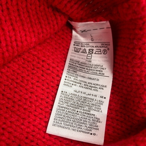 Textured Crew-Neck Sweater - L - Picture 6 of 7